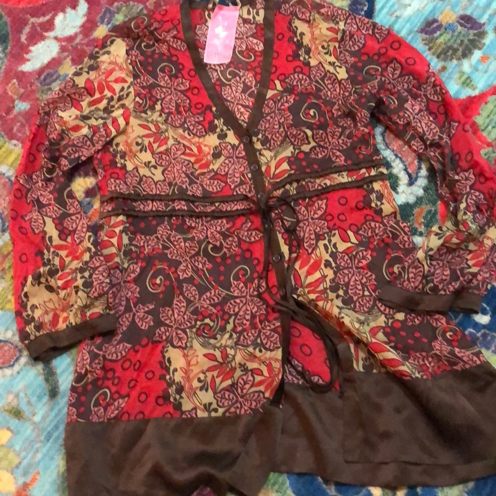 Johnny Was tunic button down - Picture 2 of 9